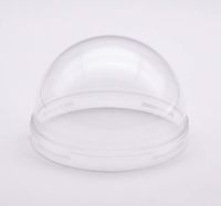 JMX Indoor/Outdoor Acrylic Camera Dome Cover Security Camera Housing (4.2 Inches, Transparent)