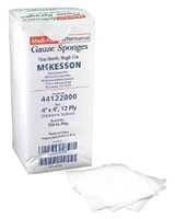 Sponge Dressing Medi-Pak Performance Cotton Gauze 12-Ply 4 X 4 Inch Square - 2000 Per Case