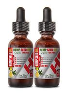 Pain Relief Oil Natural - Hemp Seed Organic Oil 780 Mg - Hemp Seed Oil for Pain Relief - 2 Bottles 2 FL OZ (60 ML)
