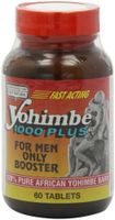 Only Natural Yohimbe 1000 Plus, 60-Count