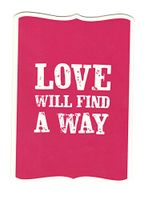 Inspirational Blank Notecards ~ Love Will Find a Way (4" x 6"; White Envelopes)