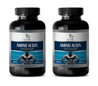 Increase Muscle Mass for Men - Amino ACIDS Extra Strength 1000MG - l-tyrosine Bulk Supplements - 2 Bottles 200 Capsules