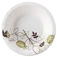 Dixie Ultra SXB12WS Pathways W/soak Proof Shield Heavyweight Paper Bowls, 12oz, Green/burg, 500/ct