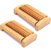 Foot Massager Wooden Foot Roller Wood Care Massage Reflexology Relax Relief Massager Spa Gift Foot Massage