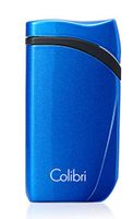Colibri Falcon Single Jet Lighter Metallic Black (Metallic Blue)