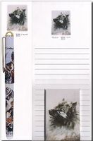 Keeshond Stationery Gift Set
