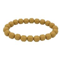 eleeColorful Power Health Ion Tourmaline Beads Stretch Bracelet Wristband Balance w/Box (Yellow)