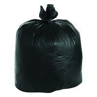 FlexSol BRSX48B High-Density Can Liners, 40 x 48, 45-Gallon, 22 Micron, Black, 25/Roll