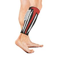 Anyangquji American Flag Firefighter Sports Calf Compression Sleeve Strong Calf Support for Runners(1 Pair)