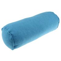 Breathable Neck Roll Shoulder Foot Pillow, Orthopedic Sleeping Pillow, Cervical Bolster–Spine Lumbar Traction Spondylosis Support - Blue