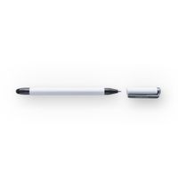 Wacom Gen. 4 Bamboo Stylus Duo with Ballpoint Pen for All Tablets, White (CS191W)