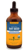 Herb Pharm Certified Organic Oat Seed Liquid Extract for Nervous System Support, Alcohol-Free Glycerite, 4 Ounce