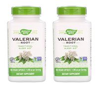 Nature's Way Valerian Root 1,590 Milligrams Traditional Sleep Aid as a Dietary Supplement (180 Vegan Capsules) Pack of 2