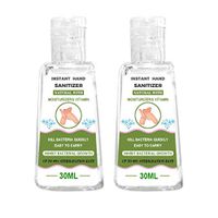 thing-ning Small and Portable Hand Sanitizer, 30ML Hand Sanitizer Gel (No Rinse) Speed Dry Hand Soap Gel, Instant Use Hand Lotion, Non-irritating (2PC)