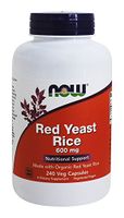 NOW Foods Red Yeast Rice Extract 600mg, 240 Vcaps