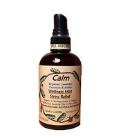 Hank's Garden Calm Wellness Mist Stress and Anxiety Relief Spray - Bergamot, Lavender, Geranium, Amber - 100% Pure Essential Oils, All Natural, Vegan, Organic, Biodegradable, Non GMO (4 oz Refill)