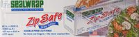 Sealwrap Cling Classic Zip Safe Plastic Wrap, 12" Wide by 2000' Length, Clear, 75.2 Ounce