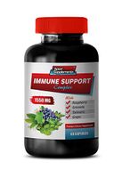 Immune Support - Immune Support Complex 1550MG - Natural Formula - Premium Blend - Stop Free Radical Damage - graviola Blend - 1 Bottle (60 Capsules)