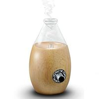 Hand-made Nebulizing Essential Oil Aroma Diffuser, Wood and Glass Aromatherapy Nebulizer with 7 Color Changing LED lights – No Heat, No Water, No Plastic
