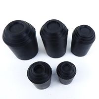 Hyfive 13Mm (1/2") Walking Stick Ferrule 12 Pack