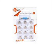 HEXBUG Batteries with Screwdriver - Button Cell Battery Size AG13 LR44 L1154 A76 PX76A 303 D303 D357 - Premium Alkaline Coin Cell Battery for Toys and Electronics - 1.5v Not Rechargeable - 12 Pack