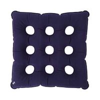 Healifty Medical Air Cushion Square Wheelchair Mat Inflatable Anti Bedsore Chair Pad Breathable Cushion (Purple)