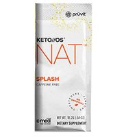Pruvit Keto//OS NAT Splash Caffeine Free, BHB Salts Ketogenic Supplement Ketones, Workout Energy Boost Through Fast Ketosis (Keto OS NAT Splash, 20 Sachets)