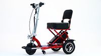 Triaxe Sport Foldable Scooter - Color Metallic Red - 13" Seat Width