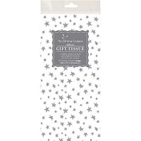 Silver Stars Glittered Gift Tissue Paper (4)