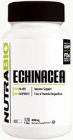 NutraBio Echinacea - Immune Support - 3rd Party Lab Tested – 120 Vegetable Capsules, 400mg