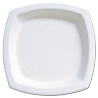 Dart 8PSC2050PK Bare Eco-Forward Sugarcane Dinnerware, 8 1/4" Plate, Ivory (Pack of 125)