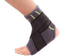 SENTEQ Ankle Brace with Gel - Breathable Neoprene Sleeve Provides Support, Compression and Pain Relief. Medical Grade and FDA Approved for Sprains, Strains,