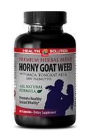Natural Sexual Enhancement Pills - Horny Goat Weed (All Natural Formula) - Horny Goat Weed with maca - 1 Bottle 60 Capsules