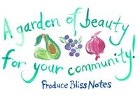 Produce Bliss Notes Watercolor Folding Fruit and Vegetable Cards for Everyone - 50 count (blank inside)