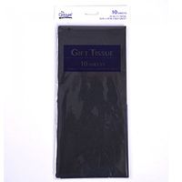 Black Tissue Paper by MyGlitzzie - 120 Sheets Bulk Wrap for Crafts Baking Supplies Gift Wrapping Party Decorations