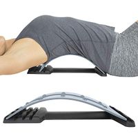 Vive Back Stretcher - 4 Posture Corrector Positions for Upper and Lower Lumbar Pain Relief, Herniated Disc, Spinal Stenosis - Orthopedic Low Spine Straightener Extension for Scoliosis - Men, Women