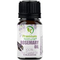 Organic Aromatherapy Rosemary Essential Oil - 100% Pure Rose Mary Essential Oil for Hair, Skin and Diffuser Best Therapeutic Grade Essential Oils (10mL) (Rosemary)