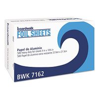 BWK7168 - Boardwalk Pop-up Aluminum Foil Sheets, 12 X 10, Silver, 150 Sheets/Box