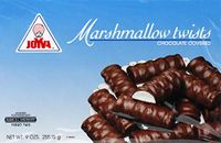 Joyva Marshmallow chocolate Covered Twists, 9 oz