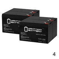 Mighty Max Battery 12V 7Ah Battery Replacement for Acorn Stairlift - 4 Pack Brand Product