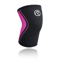 Rehband Rx Knee Support - 3mm - Black/Pink - XLarge - 1 Sleeve