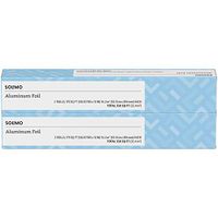Amazon Brand - Solimo Aluminum Foil, 175 Square Foot Roll, 2 Pack