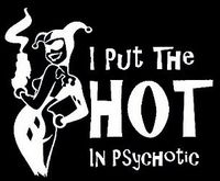 Legacy Innovations Harley Quinn White Decal Vinyl Sticker|Cars Trucks Vans Walls Laptop| White |5.5 x 4.5 in|LLI601