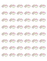 Special Pack 48 Tea Pot Cup Envelope Seals Labels Stickers 1.2" Round #CUAS