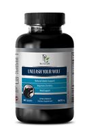 Sexual Energy Supplements - Unleash Your Wolf - Extra Strength - l-arginine Fuel - 1 Bottle (60 Capsules)