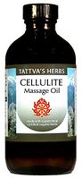 Anti Cellulite Body and Massage Oil - Non GMO Natural Strong Response To Fat Deposits, Cellulite, Tones, Smooths And Firms The Skin 4 Oz. From Tattva's Herbs