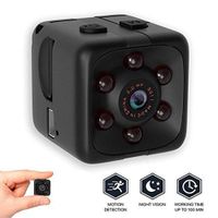 flowop Mini Camera SQ11 Black HD Photograph Night Vision Sports Camera 1280 x 960 Dome Cameras