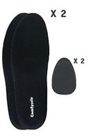 New 1/8 Inch 2 Left or Right Full Length Insoles and Additional Cushion Pad for Leg Length Discrepancies (2 Lefts(Medium))