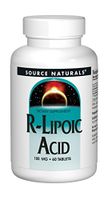 Source Naturals R-Lipoic Acid 100mg, Key to Cellular Energy Generation, 60 Tablets