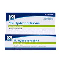 Quality Choice 1% Hydrocortisone Cream Maximum Strength 1 Oz (Compare to CORTAID Max Strength) (Pack of 6)